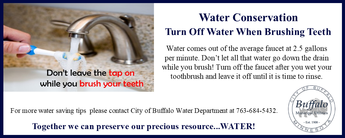 Turn Off Water When Brushing
