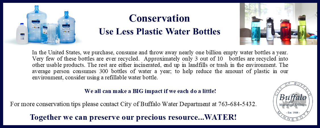 Use Less Plastic Water Bottles