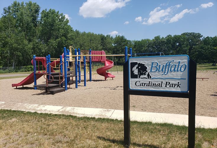 Cardinal Park Sign and Playground