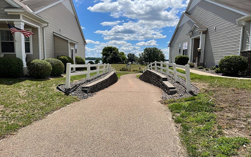 Entrance Walkway from 10th St S
