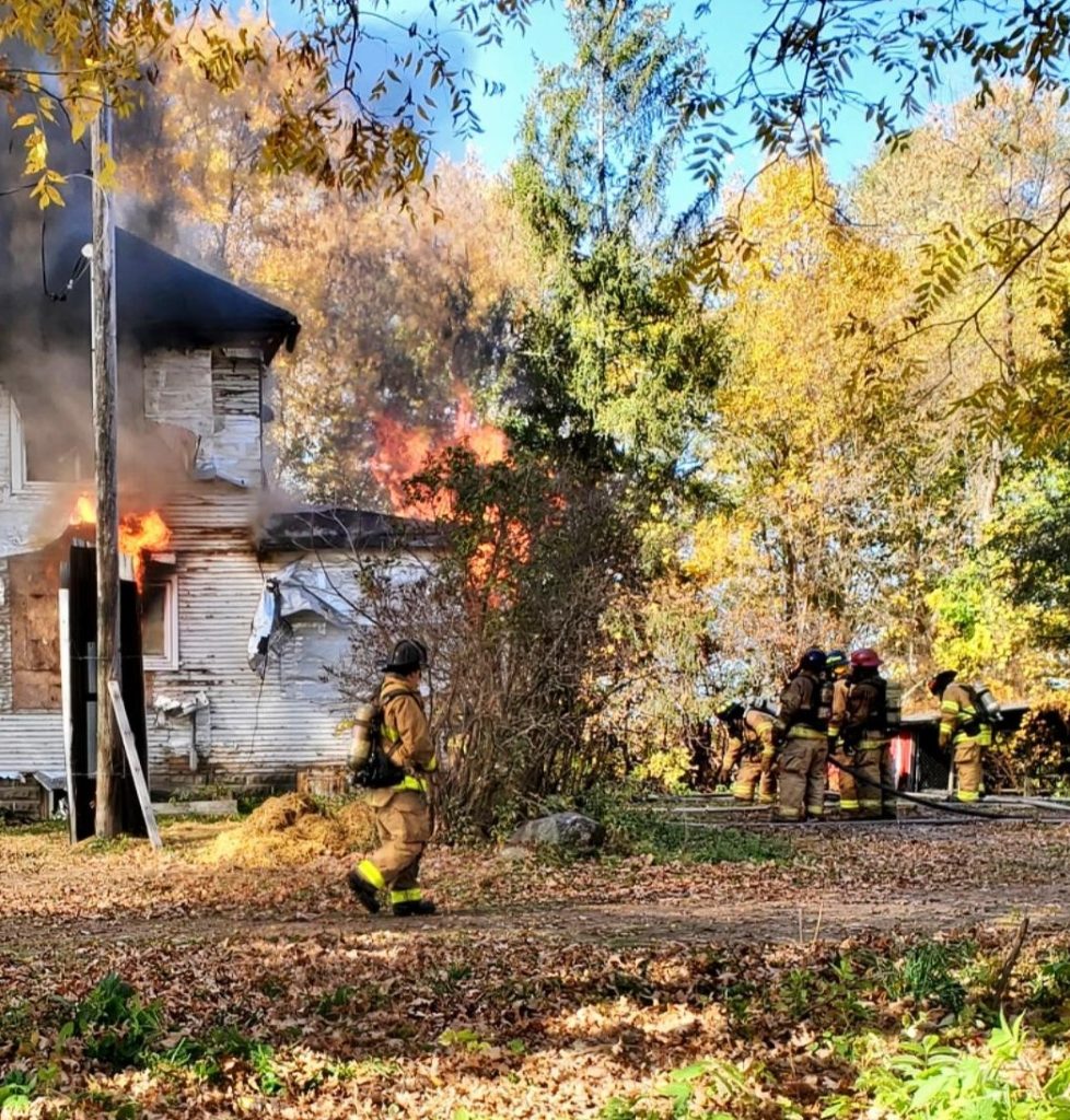 Firefighters put out house fire