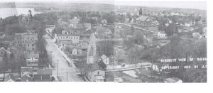 Black and white image of Buffalo