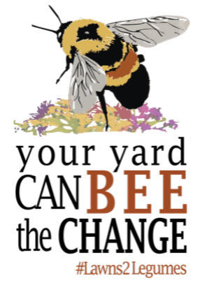 Lawns to Legunes Bee Logo - 2024