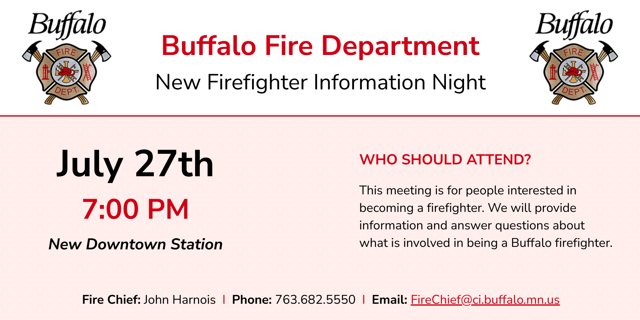 Firefighter Information Night