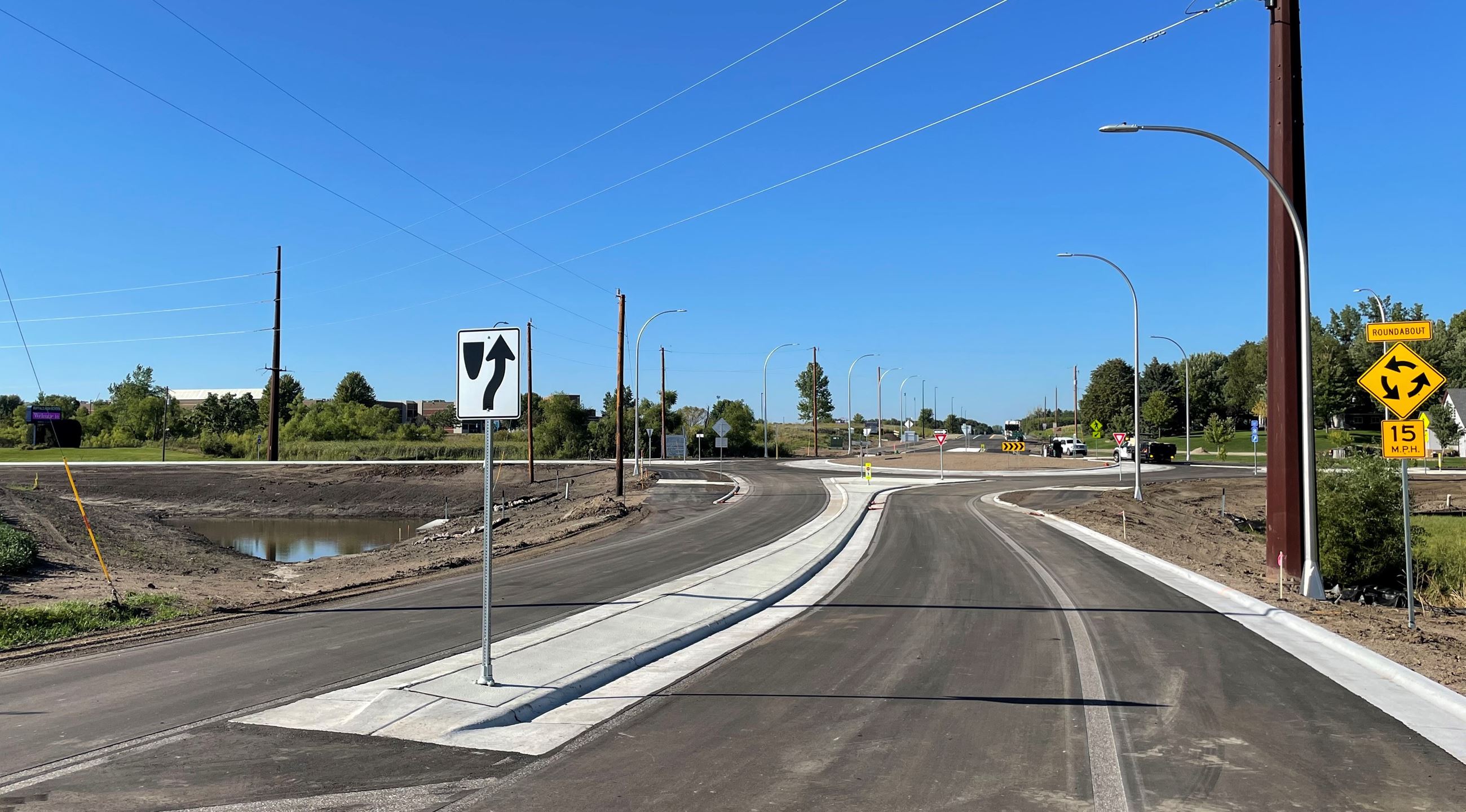 Dague Roundabout - Looking North
