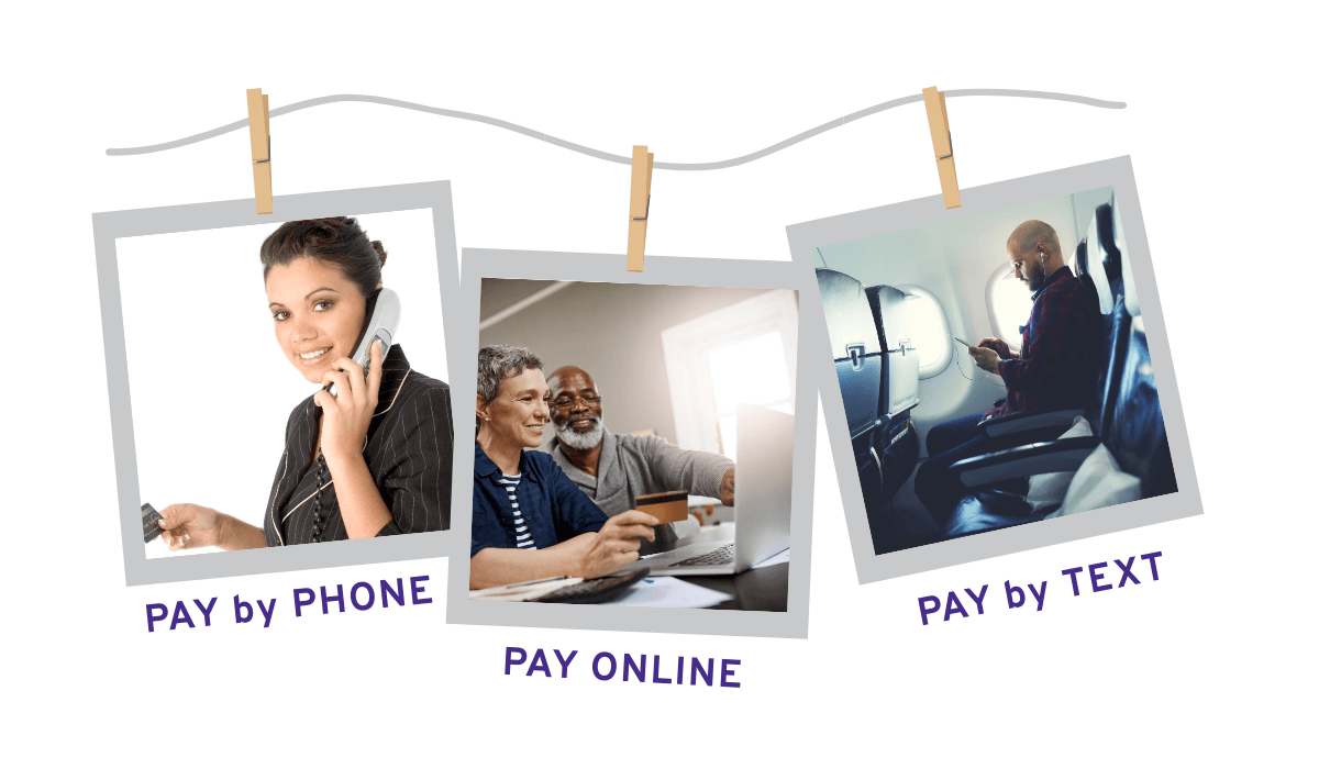 Payment Options - Purple