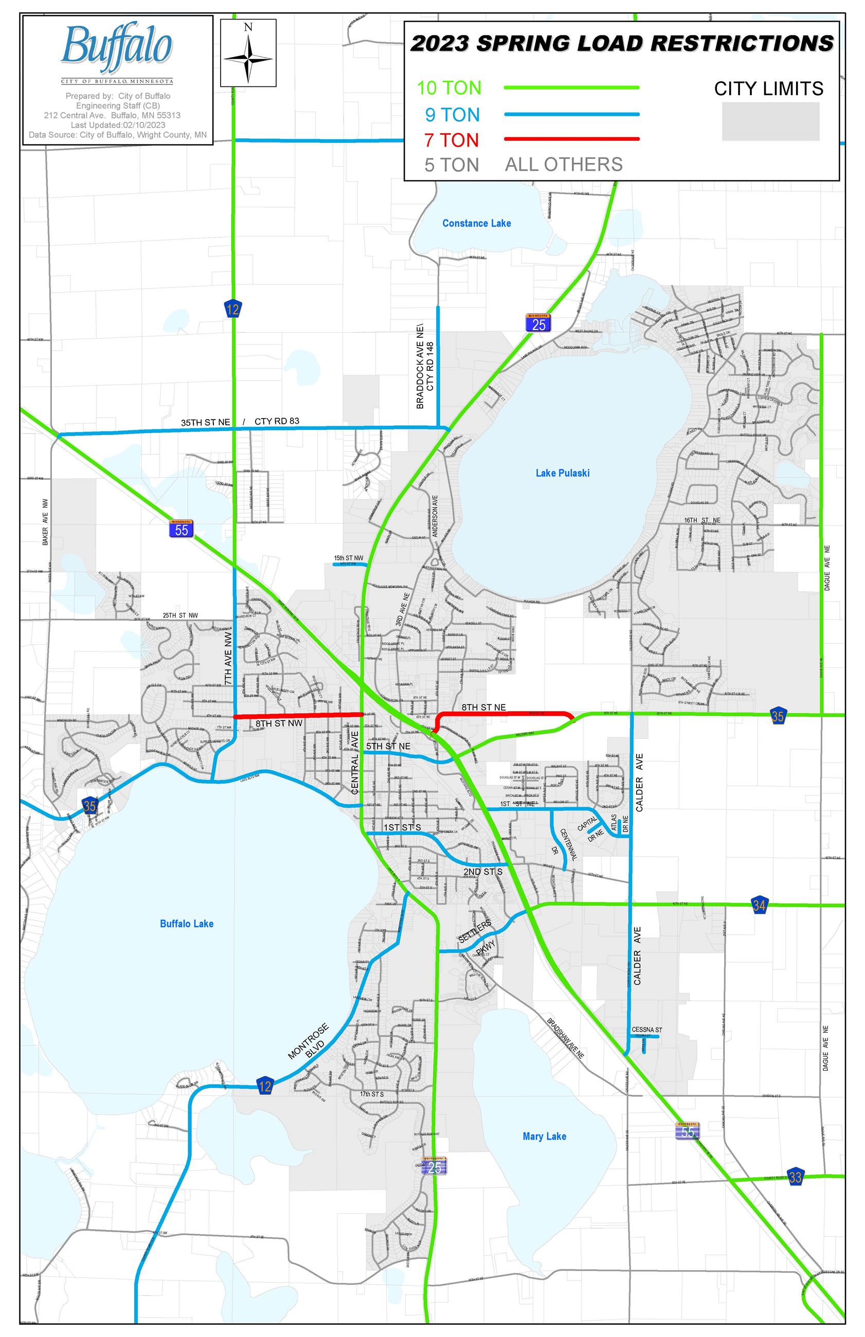 2023 Spring Load Restrictions