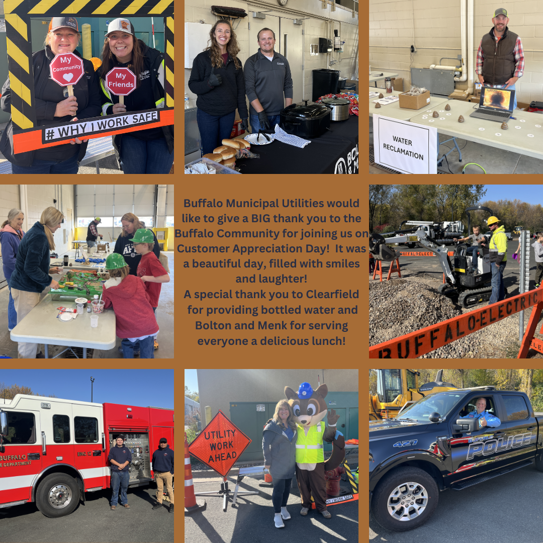 Buffalo Municipal Utilities Community thank you