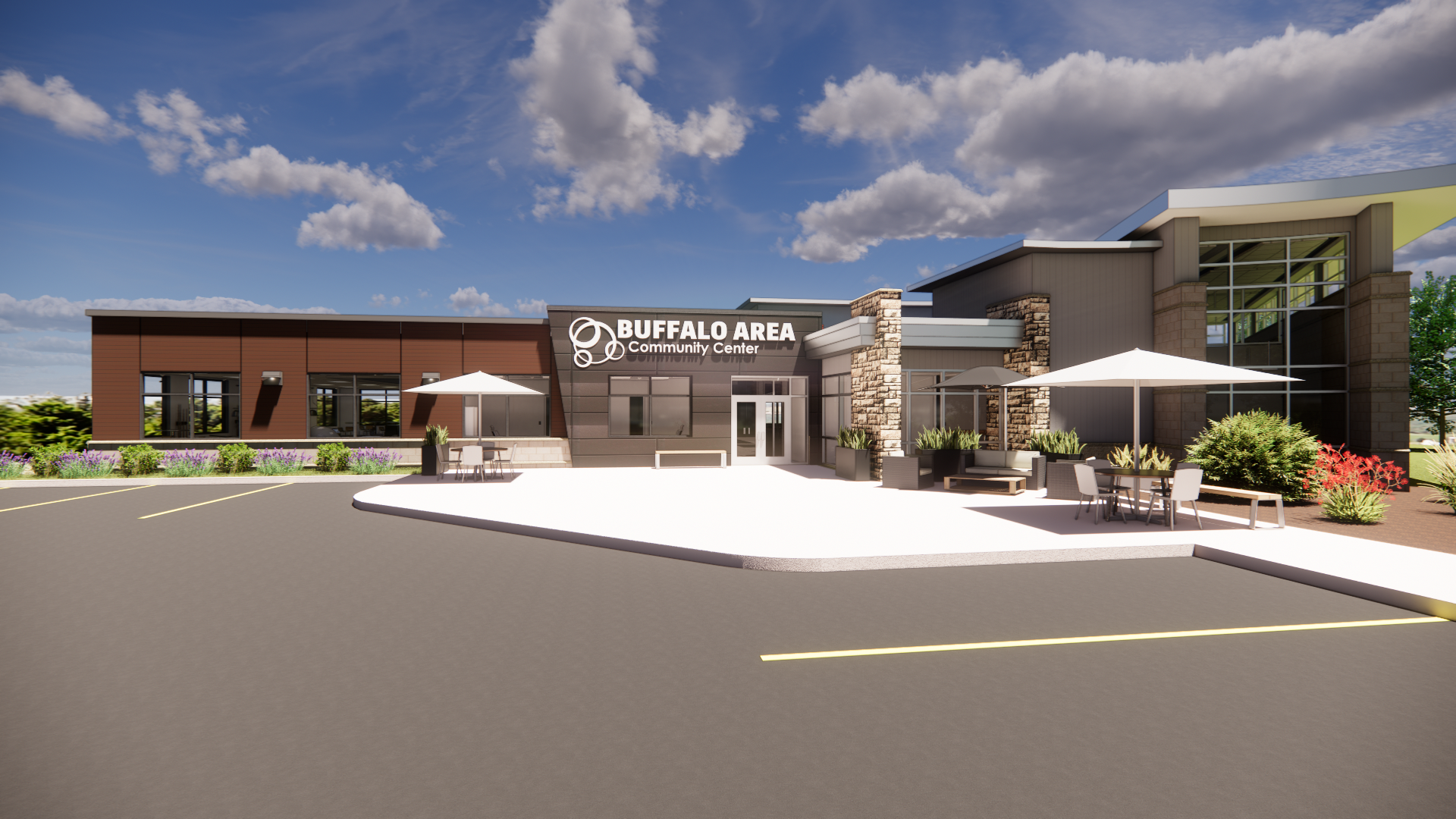 Building Rendering: Exterior - Front